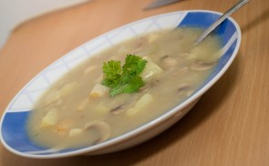 Gombás burgonyaleves