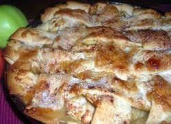 Almás-vaníliás pite