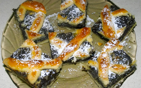 Mákos rácsos pite