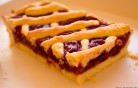 Meggyes rácsos pite kép