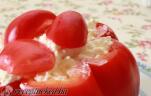 Túróval töltött paprika kép