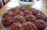 Szilvás-diós muffin