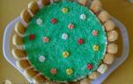 Virágoskert torta