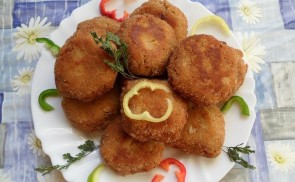 Karfiol fasírozott
