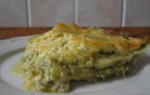 Spenótos sajtos lasagne