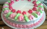 Citromos, túrókrémes torta