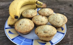 Banános csokis muffin