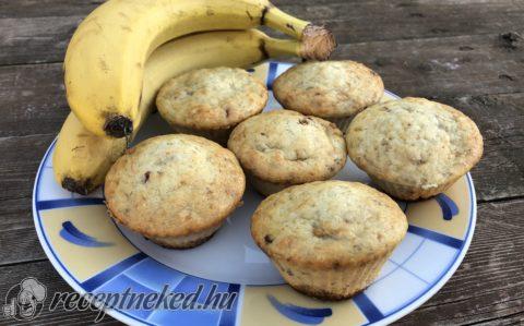 Banános csokis muffin