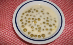 Legegyszerűbb zöldborsó (cukorborsó) főzelék