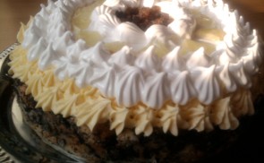 Madártejes mákos guba torta