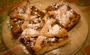Rácsos almás pite