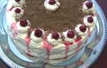 Túrós-Tejszínes "Feketeerdő torta"