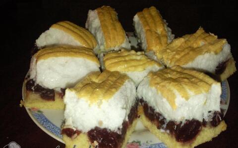 Meggyes-habos linzer
