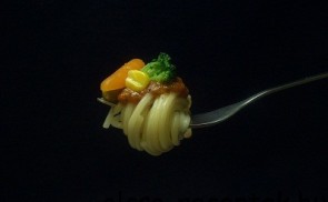 Zöldséges spagetti