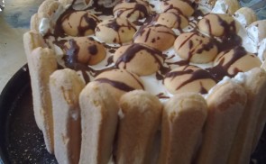 Habos-túrós torta