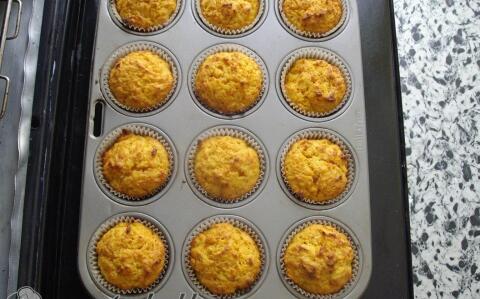 Sárgarépás muffin