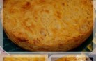 Tejfölös spagettis torta