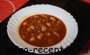 “Modern” babgulyás