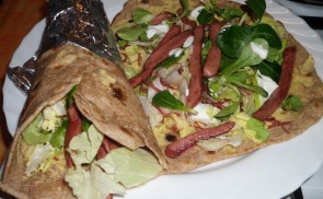 Tortilla teljes kiőrlésű lisztből