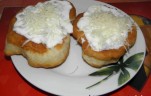 Burgonyás lángos kép