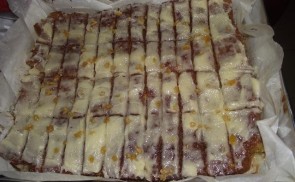Almatorta citromkrémmel