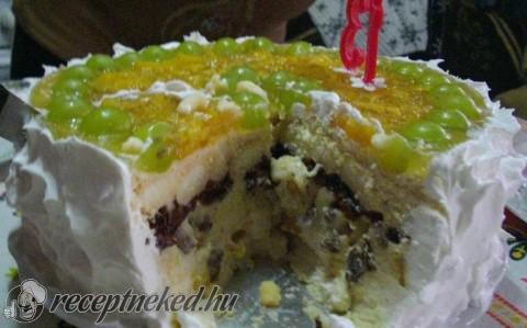 Őszibarackos torta
