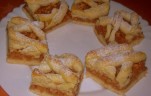 Rácsos almás pite