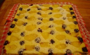 Gyümölcsös túrós pite