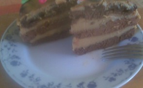 Mikrós karamelltorta