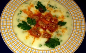 Zöldborsófőzelék