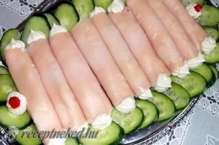 Sajtkrémes sonkatekercs