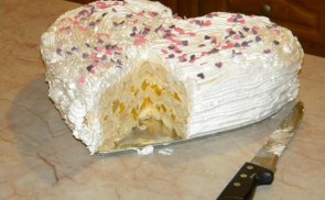 Oroszkrém torta babapiskótával