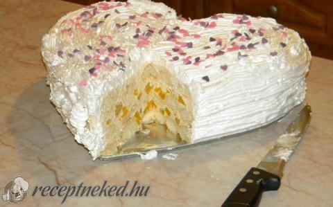 Oroszkrém torta babapiskótával