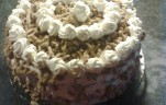 Gesztenyepüré torta kép
