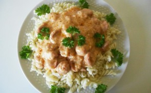 Mustáros virslipörkölt