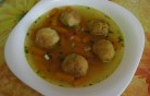 Sajtgombóc leves