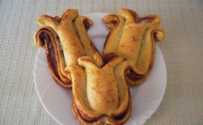 Kelt tésztából tulipán