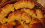 Baconos-sajtos kifli kép