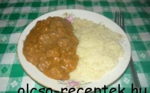 Csirkemáj pörkölt