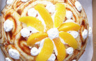 Túrós charlotte torta