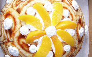 Túrós charlotte torta
