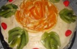 Narancskrémes torta