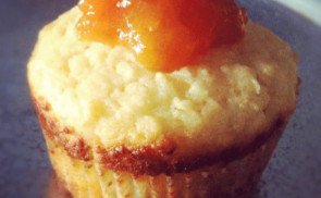 Barackos-ricottás muffin