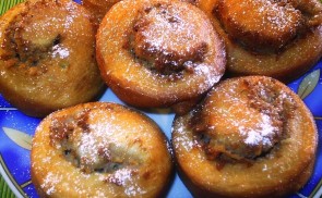 Almás – diós fánkok