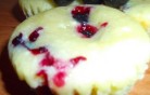 Túrós,fekete ribizlis muffin
