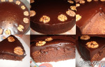 Diós csokoládétorta