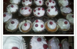 Málnás muffin