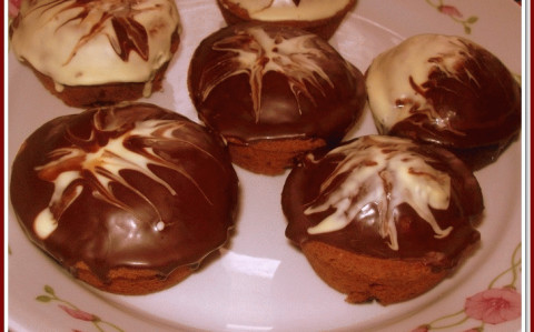 Fekete-fehér muffin