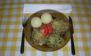 Medvehagymás korongok
