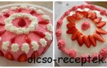 Eperkrémes torta
